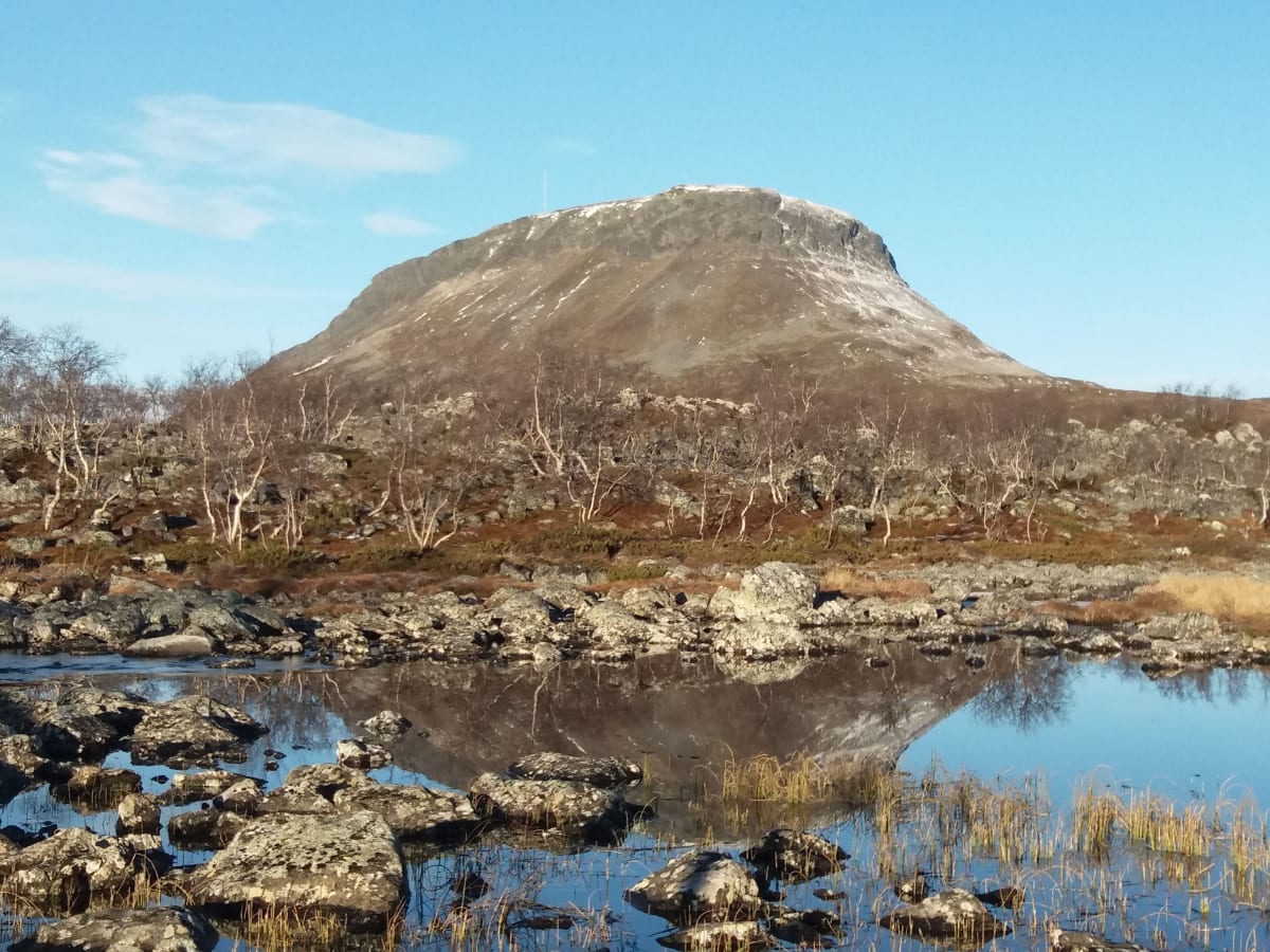 Mt. Saana in October 